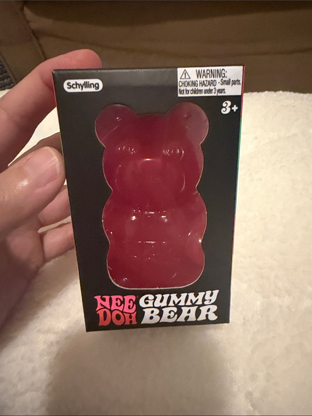 NeeDoh gummy bear Squishy Fidget Toy -pink